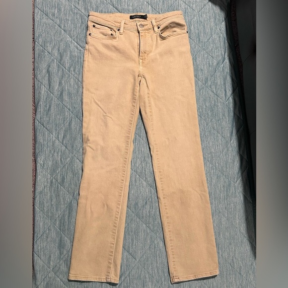 Lauren Ralph Lauren Black Label Jeans Pants Straight Taper Stretch Womens Size 6 - Picture 1 of 7